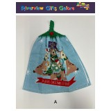 Crochet Top Hand Towel / Tea Towel - Oh Deer, Christmas Is Here Crochet Top Hand Towel / Tea Towel - Oh Deer, Christmas Is Here